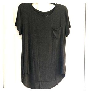 Gray 1 pocket tee